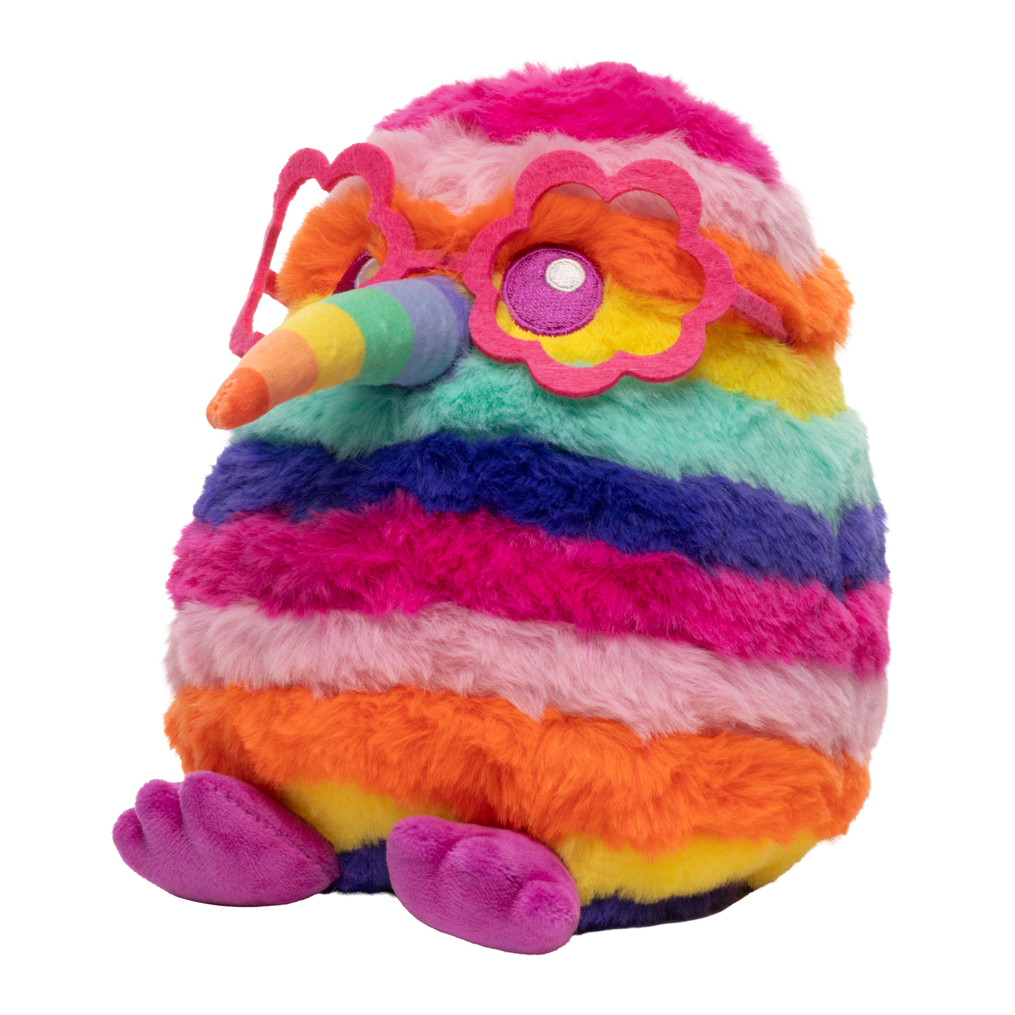 The Queer Kiwi's Pride Kiwi 2.0 Plushie for Pride Month