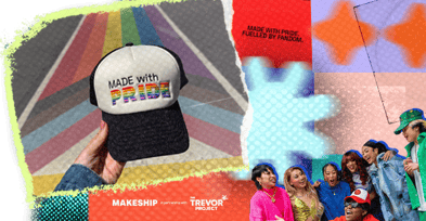 Makeship Made with Pride Hat front view
